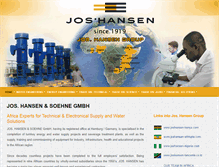 Tablet Screenshot of joshansen.com